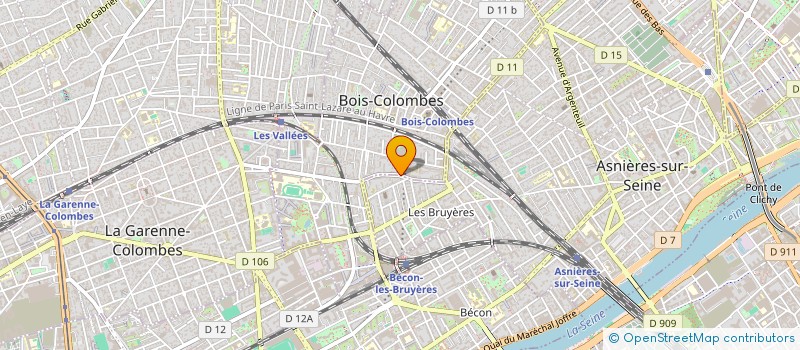 localisation de l'entreprise SCI GAUTHEY à BOIS-COLOMBES
