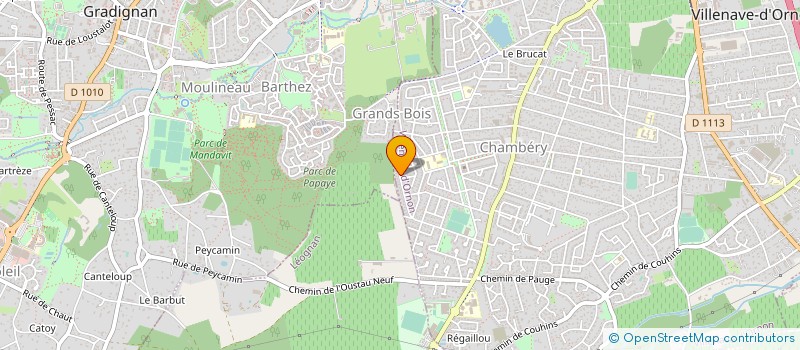 localisation de l'entreprise SCI GAUTHIER  VILLENAVE D ORNON