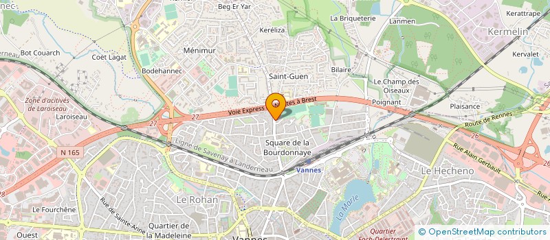 localisation de l'entreprise SCI GAUTHIER  VANNES