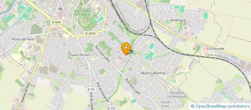 localisation de l'entreprise SCI GAUTHIER  CAMBRAI