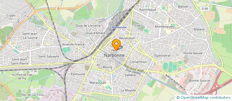 localisation de l'entreprise SCI GAUTHIER à NARBONNE
