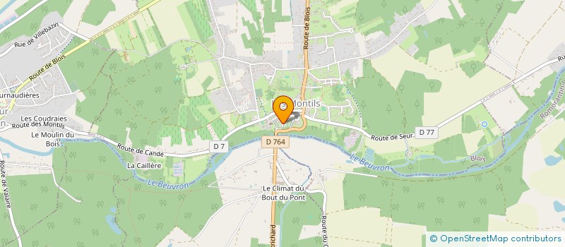 localisation de l'entreprise SCI  GAUTHIER  LE CONTROIS-EN-SOLOGNE