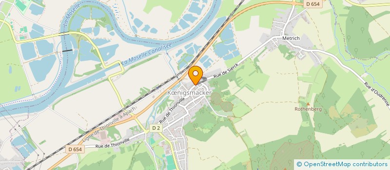 localisation de l'entreprise SCI GAUTHIER à KŒNIGSMACKER