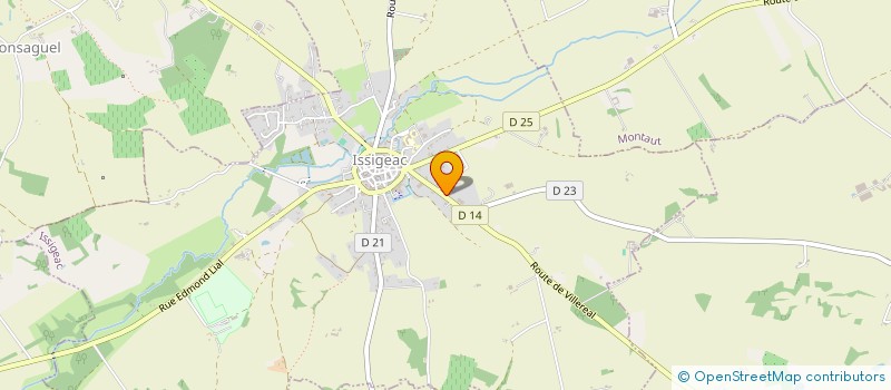 localisation de l'entreprise SCI GAUTHIER  ISSIGEAC