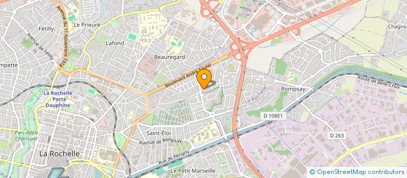 localisation de l'entreprise SCI GAUTHIER  LA ROCHELLE