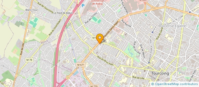 localisation de l'entreprise SCI GAUTHIER DE CHATILLON  TOURCOING