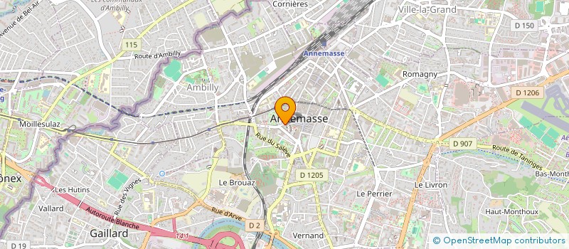 localisation de l'entreprise SCI GAUTHIER IMMO à ANNEMASSE