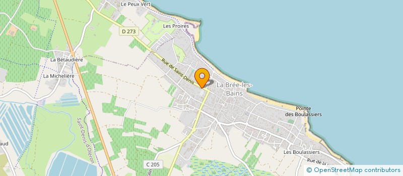 localisation de l'entreprise SCI GAUTHIER-MARIE  LA BREE-LES-BAINS