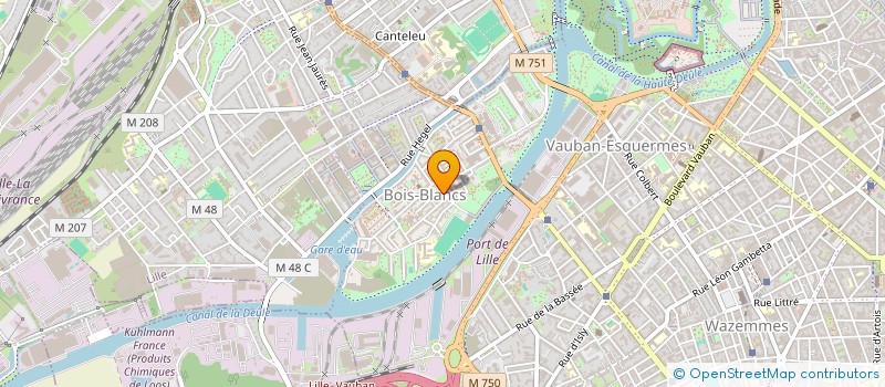 localisation de l'entreprise SCI GAUTHIER PROLONGEE  LILLE