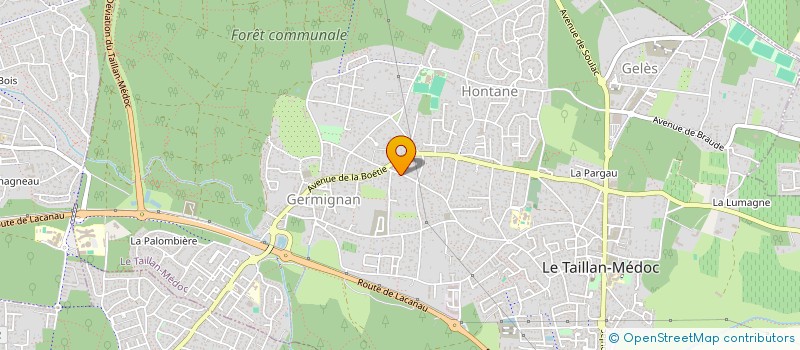 localisation de l'entreprise SCI GAUTIER 2  LE TAILLAN-MEDOC