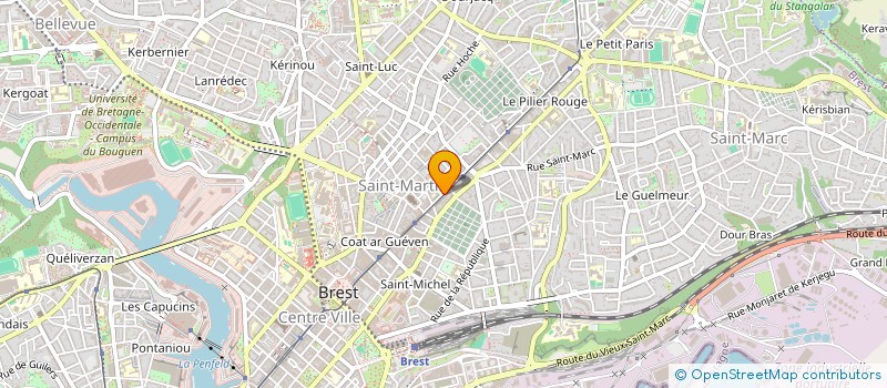 localisation de l'entreprise SCI GAUTIER  BREST