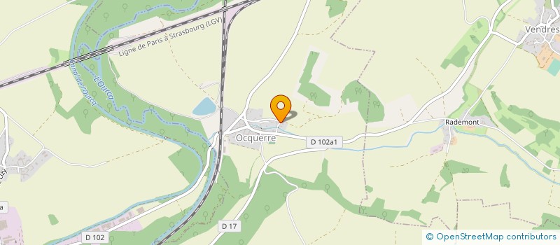 localisation de l'entreprise SCI GAUTIER  OCQUERRE