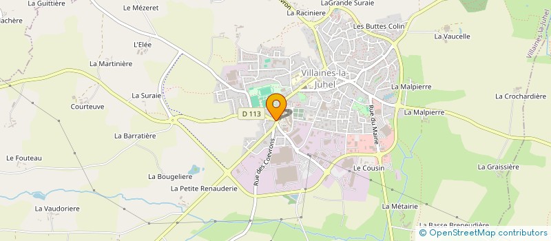 localisation de l'entreprise SCI GAUTIER  VILLAINES-LA-JUHEL