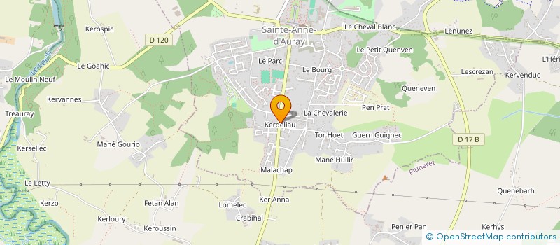 localisation de l'entreprise SCI GAUTIER  SAINTE-ANNE-D'AURAY