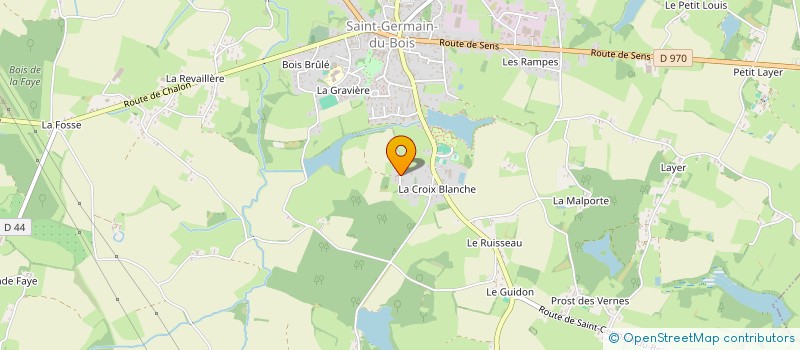 localisation de l'entreprise SCI GAUTIER à SAINT-GERMAIN-DU-BOIS