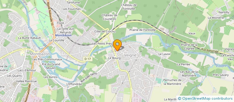 localisation de l'entreprise SCI GAUTIER BN à VEIGNE