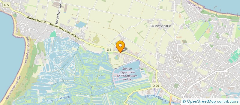 localisation de l'entreprise SCI GAUTIER-ROCHOIS à NOIRMOUTIER-EN-L'ILE
