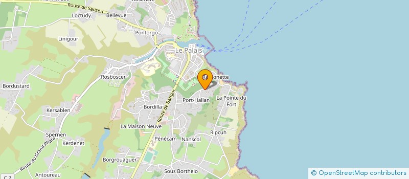 localisation de l'entreprise SCI GAUTRAIN AND CO  LE PALAIS