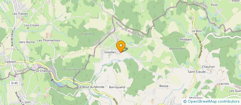 localisation de l'entreprise SCI GAUTREAU ET JAQUET  BELMONT-DE-LA-LOIRE