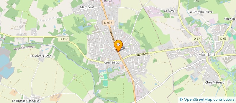 localisation de l'entreprise SCI GAUTRET  GENESTON