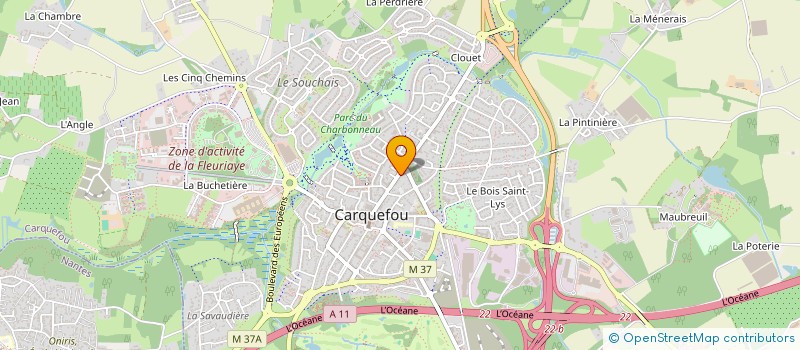 localisation de l'entreprise SCI GAUVARAN  CARQUEFOU