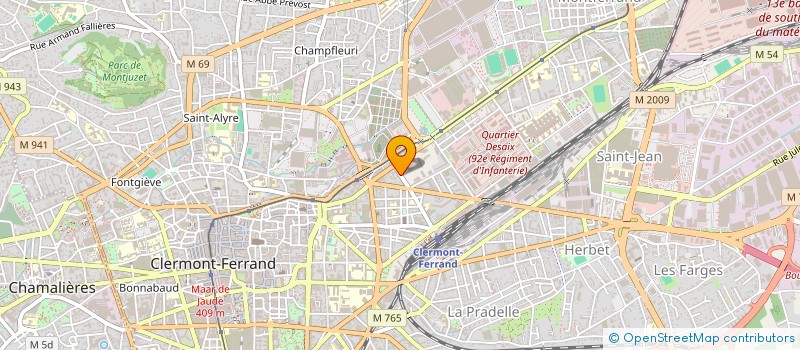 localisation de l'entreprise SCI GAUVIN MIELCAREK  CLERMONT-FERRAND