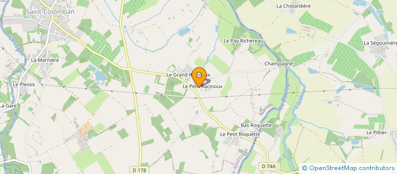 localisation de l'entreprise SCI GAUVRIT  SAINT-COLOMBAN