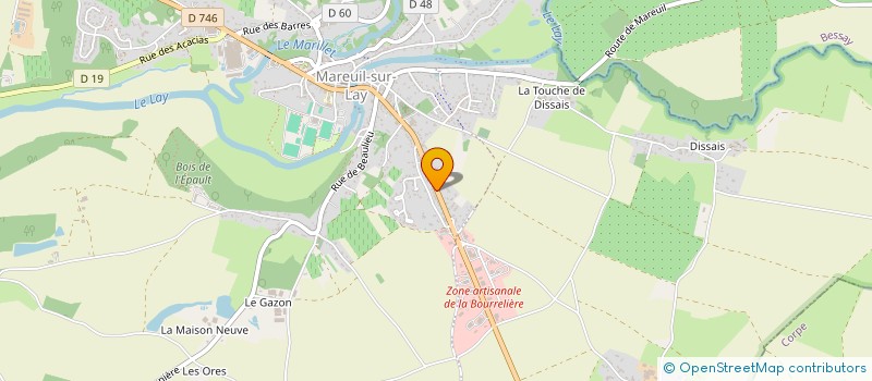 localisation de l'entreprise SCI GAUVRIT  MAREUIL-SUR-LAY-DISSAIS