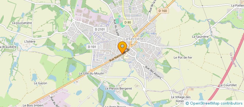 localisation de l'entreprise SCI GAUVRIT MCM à LA FERRIERE