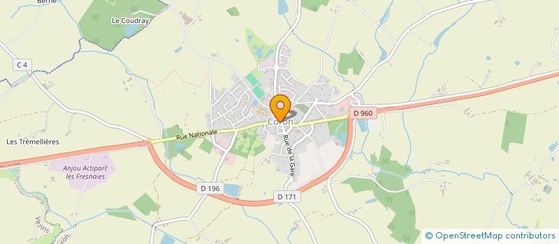 localisation de l'entreprise SCI GAUVRIT ROBERT  CORON