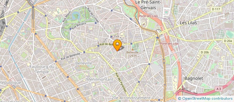 localisation de l'entreprise SCI GAUXMAR  PARIS