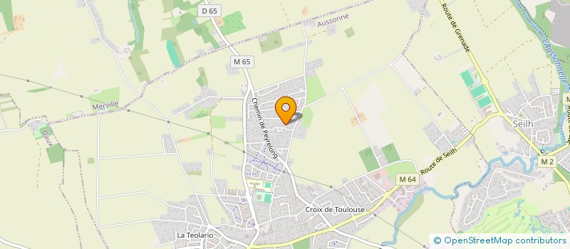 localisation de l'entreprise SCI GAUZINS ROUVET à AUSSONNE