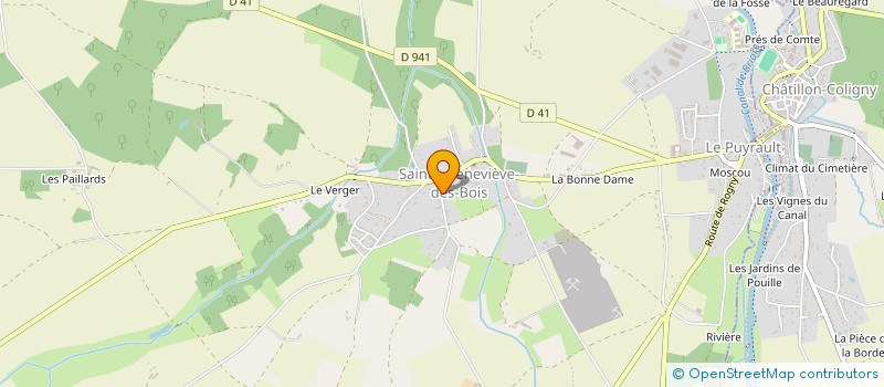localisation de l'entreprise SCI GAVAINI à SAINTE-GENEVIEVE-DES-BOIS