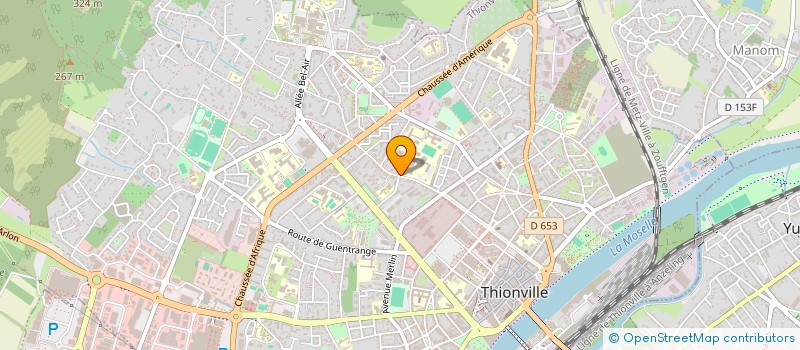 localisation de l'entreprise SCI GAVAM à THIONVILLE
