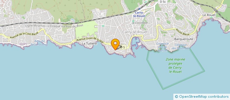 localisation de l'entreprise SCI GAVANON  CARRY-LE-ROUET