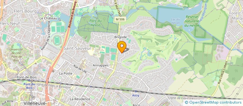 localisation de l'entreprise SCI GAVI à VILLENEUVE-D'ASCQ