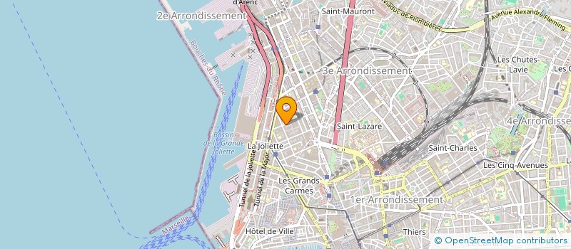localisation de l'entreprise SCI GAVIGALL à MARSEILLE