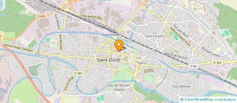 localisation de l'entreprise SCI GAVIGNET MIAZOLA à SAINT-DIZIER