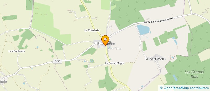 localisation de l'entreprise SCI GAVIN  CORMENON