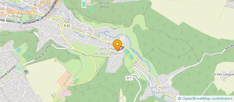 localisation de l'entreprise SCI GAVIN'S  SAINT-LEGER-DU-BOURG-DENIS