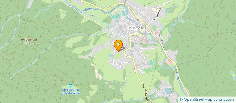 localisation de l'entreprise SCI GAVOILLE-GRUNFELDER  MASEVAUX-NIEDERBRUCK