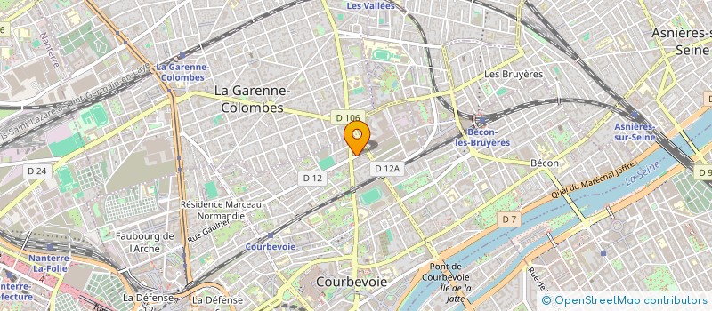 localisation de l'entreprise SCI GAVONE REPUBLIQUE à COURBEVOIE