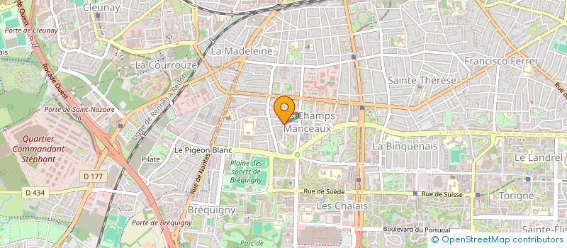 localisation de l'entreprise SCI GAVOTTE  RENNES