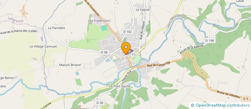 localisation de l'entreprise SCI GAVRAYENNE  GAVRAY-SUR-SIENNE