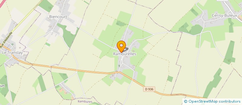 localisation de l'entreprise SCI GAVROCHE  RAMBURELLES