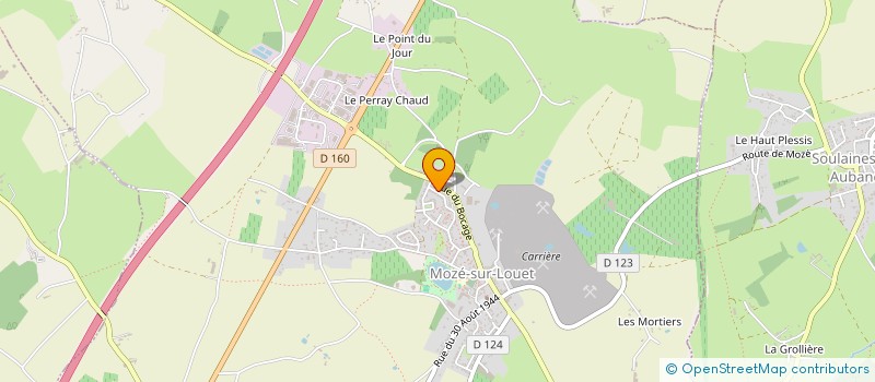 localisation de l'entreprise SCI GAVROCHE  MOZE-SUR-LOUET