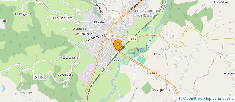 localisation de l'entreprise SCI GAVROCHE ET CIE à MAURS
