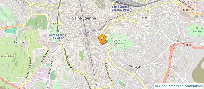 localisation de l'entreprise SCI GAY 2  SAINT-ETIENNE