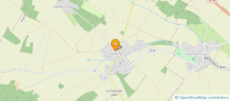 localisation de l'entreprise SCI GAY  AVERNES