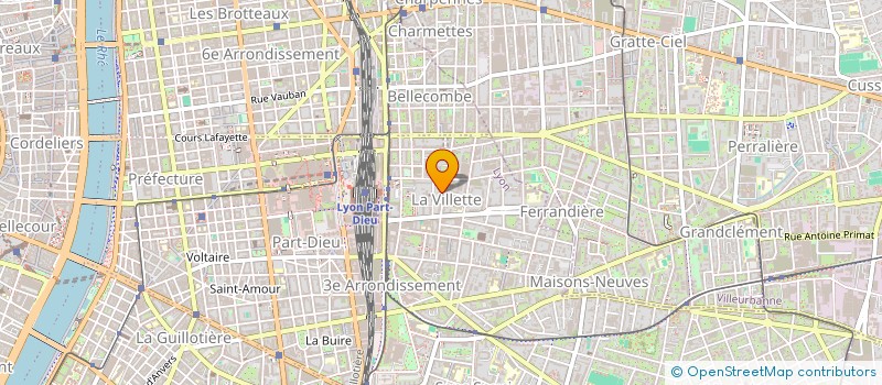 localisation de l'entreprise SCI GAY  LYON